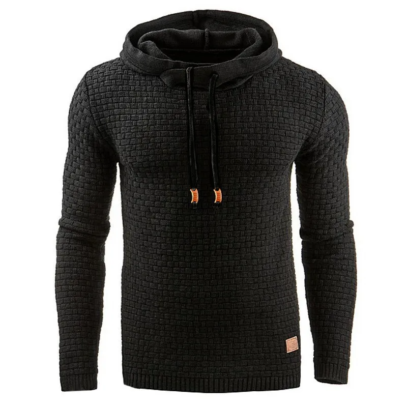 QuiltHoodie - Herren Kapuzenpullover