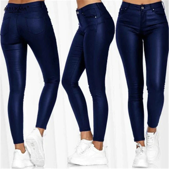 Kairi - Leggings aus PU-Leder für Frauen