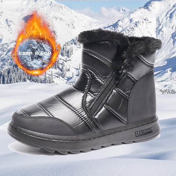 Daria - Damen-Schneestiefel mit warmem Fell