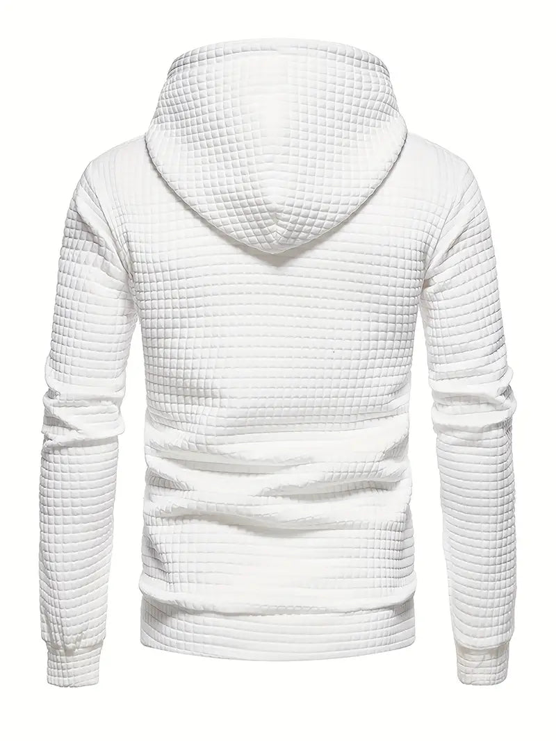 QuiltHoodie - Herren Kapuzenpullover