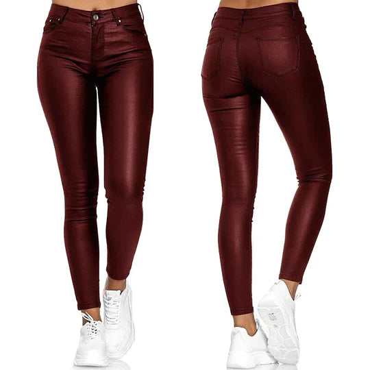 Kairi - Leggings aus PU-Leder für Frauen