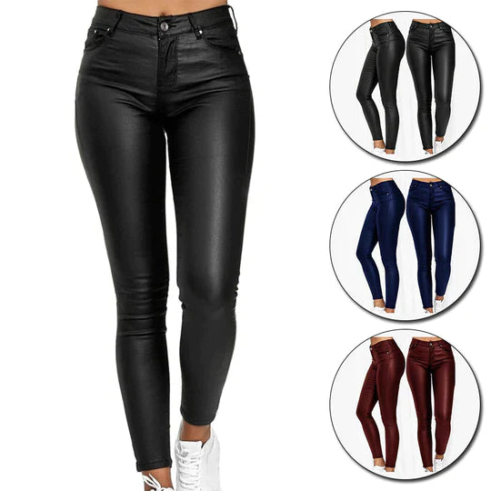 Kairi - Leggings aus PU-Leder für Frauen