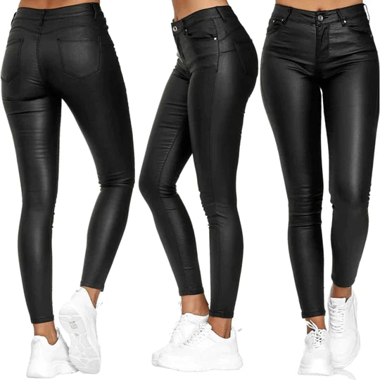 Kairi - Leggings aus PU-Leder für Frauen