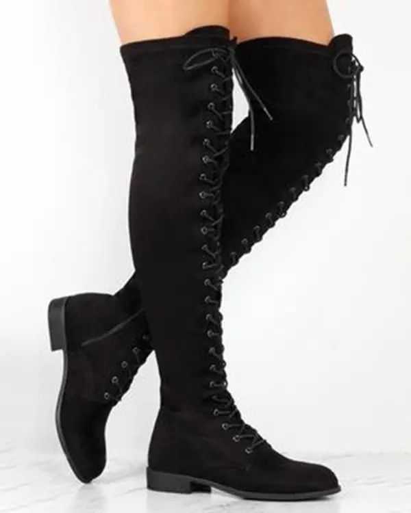 Lylah - Sexy Oberschenkelhohe Stiefel für Damen